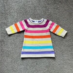 Vintage Hanna Andersson Multicolor Striped Sweater